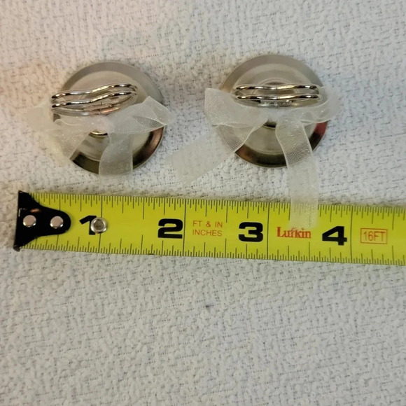 Wedding Bell Name Card Holder  or Photo Holder with Working Clapper - Picture 3 of 8